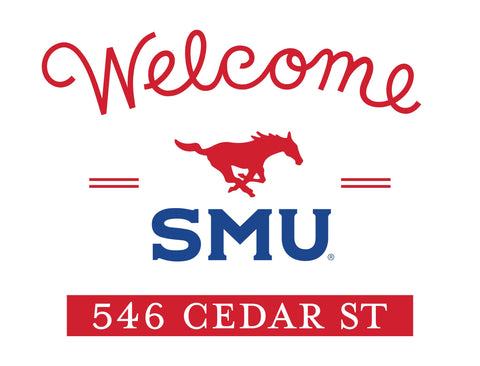 Welcome SMU Custom Yardsy Sign