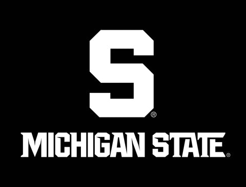 Michigan State S Black Yardsy Sign