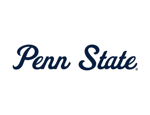 Penn State Script Mark White Yardsy Sign
