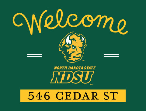 Welcome NDSU Custom Yardsy Sign