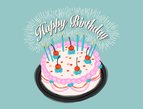 Happy Birthday Cake Yardsy Sign