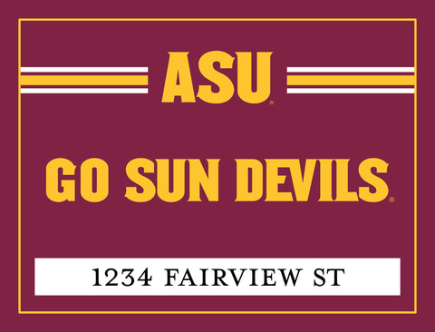 Arizona State Go Sun Devils Yardsy Sign