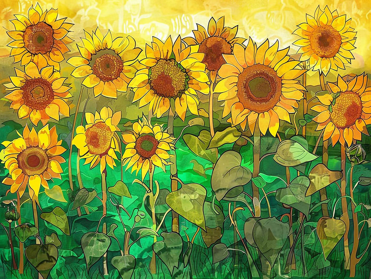 Sunflower Field Garden Decoration Yardsy Sign
