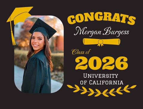 Classic Graduation Custom Yardsy Sign