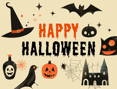Simple Symbolic Halloween Yardsy Sign