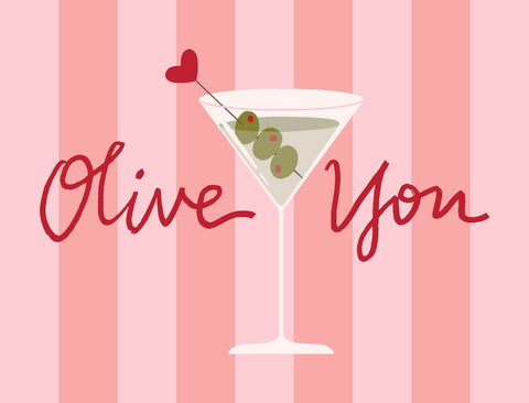 Olive You Yardsy Sign