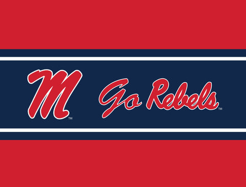 Mississippi M Go Rebels Red Yardsy Sign