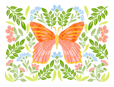 Garden Butterfly Yardsy Sign