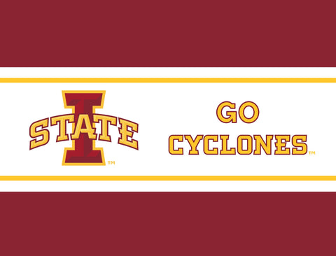 Iowa State Go Cyclones Cardinal Yardsy Sign