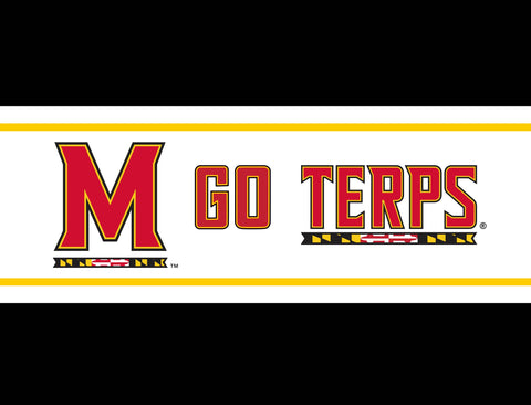 Maryland Go Terps Black Yardsy Sign