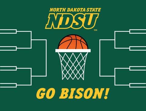 North Dakota State Basketball Yardsy Sign