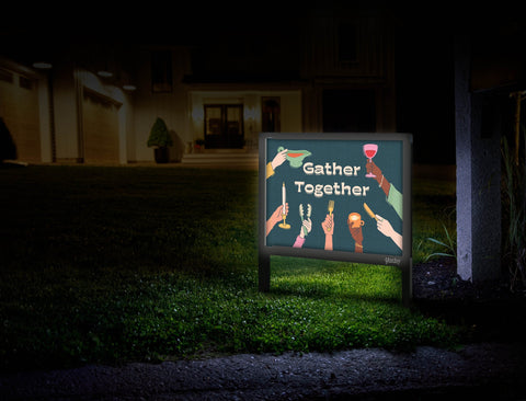 Gather Together Yard Sign Mailbox