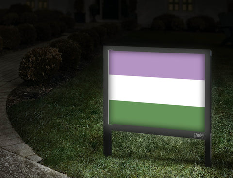 Genderqueer Pride Flag Walkway