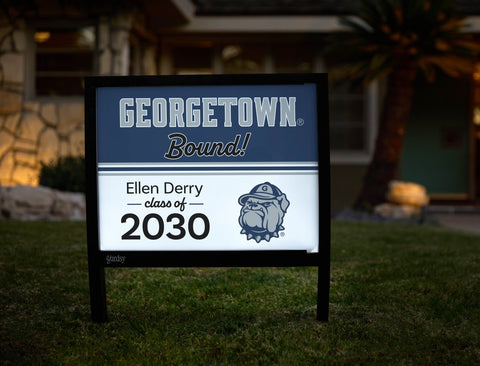 Georgetown College Bound Custom Yardsy Sign yard sign