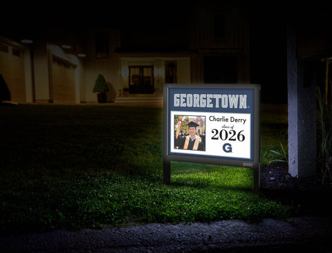 Georgetown Graduate Custom Yardsy Sign yard sign