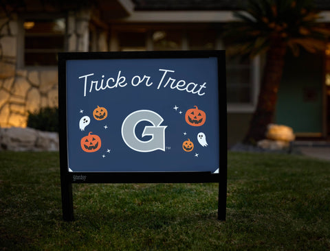 Georgetown Halloween Trick Or Treat Yardsy Sign yard sign