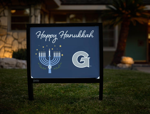 Georgetown Happy Hanukkah Yardsy Sign yard sign