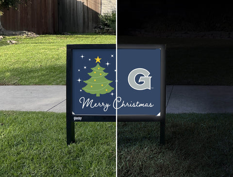 Georgetown Merry Christmas Yardsy Sign yard sign