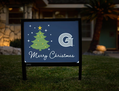 Georgetown Merry Christmas Yardsy Sign yard sign