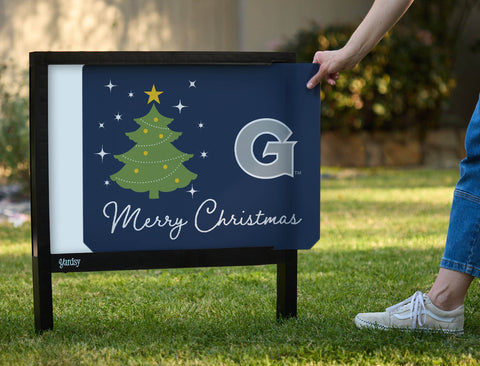 Georgetown Merry Christmas Yardsy Sign yard sign