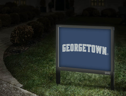 Georgetown Wordmark Blue Yardsy Sign
