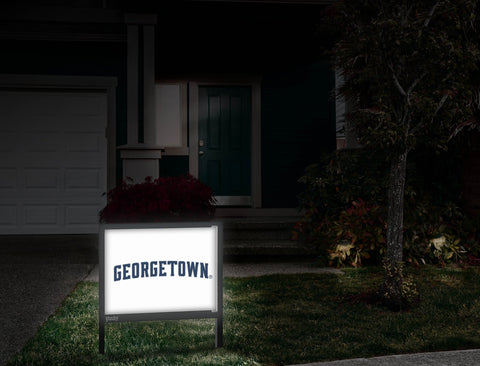 Georgetown Wordmark White Yardsy Sign