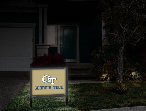 Georgia Tech Athletics Wordmark Gold Yardsy Sign