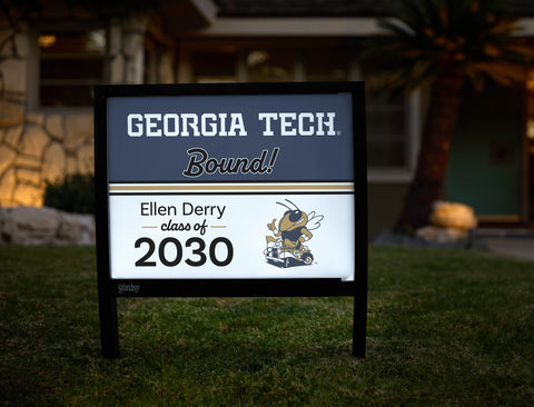 Georgia Tech College Bound Custom Yardsy Sign yard sign