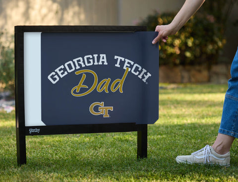 Georgia Tech Dad Yardsy Sign yard sign