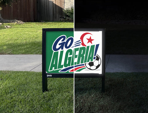 Go Algeria! Soccer Yardsy Sign yard sign
