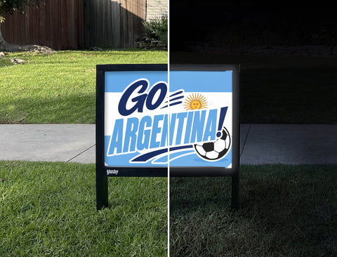 Go Argentina! Soccer Yardsy Sign yard sign