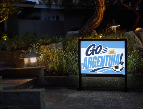 Go Argentina! Soccer Yardsy Sign yard sign