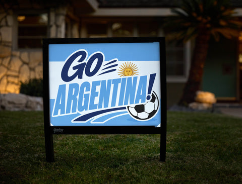 Go Argentina! Soccer Yardsy Sign yard sign