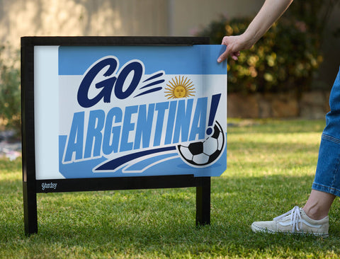 Go Argentina! Soccer Yardsy Sign yard sign
