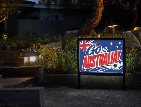 Go Australia! Soccer Yardsy Sign yard sign