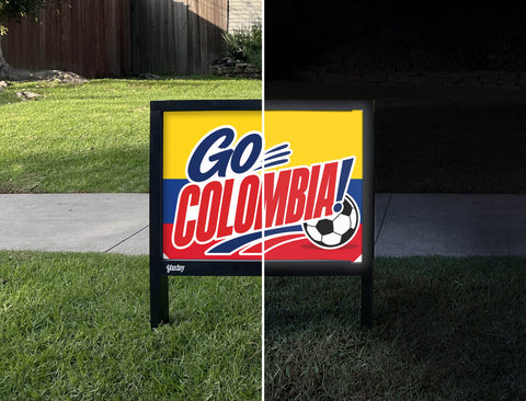 Go Colombia! Soccer Yardsy Sign yard sign