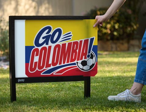 Go Colombia! Soccer Yardsy Sign yard sign
