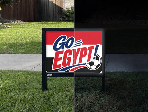 Go Egypt! Soccer Yardsy Sign yard sign