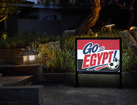 Go Egypt! Soccer Yardsy Sign yard sign