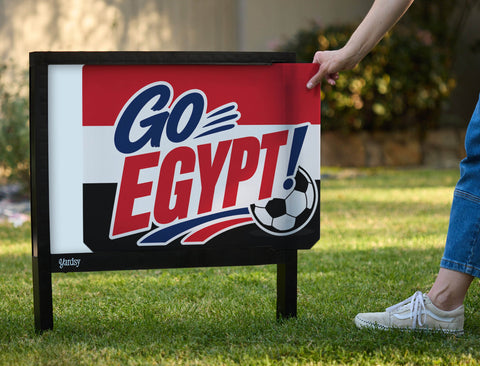 Go Egypt! Soccer Yardsy Sign yard sign