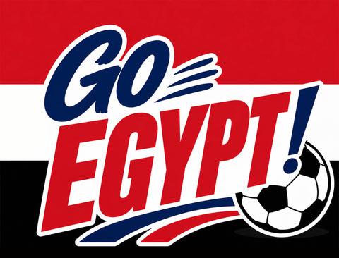 Go Egypt! Soccer Yardsy Sign yard sign