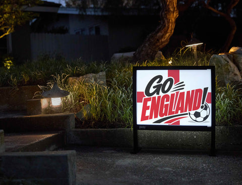 Go England! Soccer Yardsy Sign yard sign