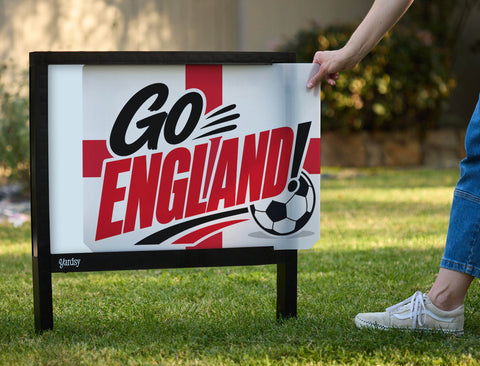 Go England! Soccer Yardsy Sign yard sign