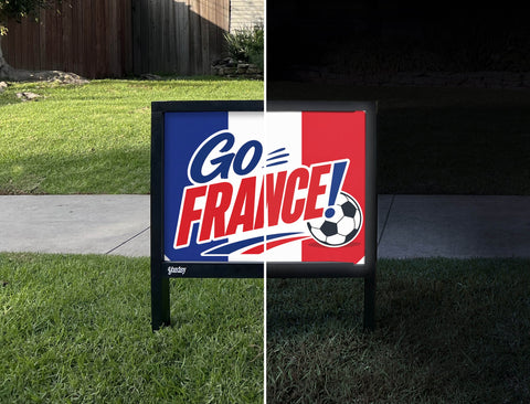 Go France! Soccer Yardsy Sign yard sign