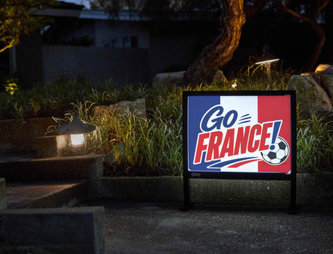 Go France! Soccer Yardsy Sign yard sign