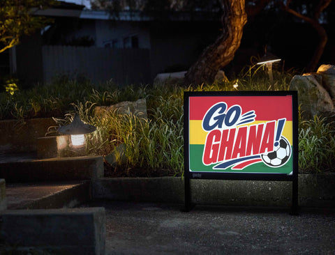 Go Ghana! Soccer Yardsy Sign yard sign