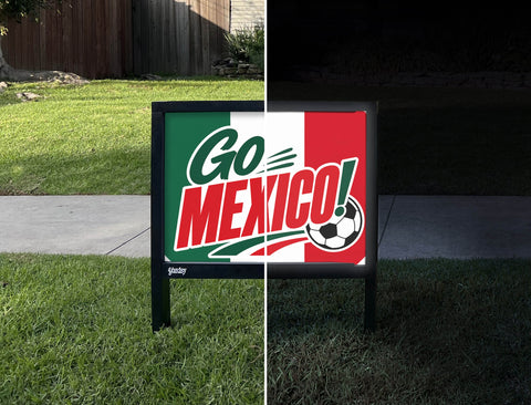Go Mexico! Soccer Yardsy Sign yard sign
