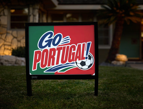 Go Portugal! Soccer Yardsy Sign yard sign