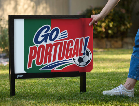 Go Portugal! Soccer Yardsy Sign yard sign