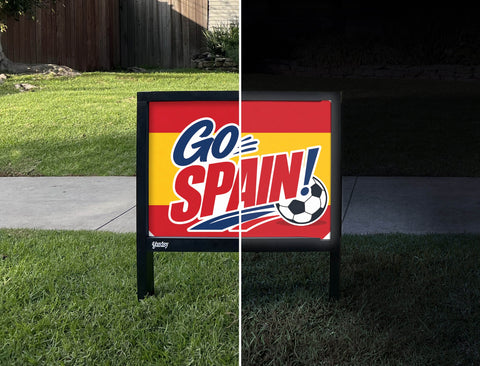 Go Spain! Soccer Yardsy Sign yard sign